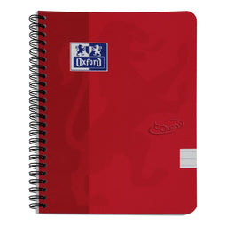 Oxford Touch - Schrijfblok - A5 - Gelijnd - 140 pagina's - 90g - soft cover - rood