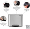 Brabantia Bo - Pedaalemmer - 11 + 23 liter - Matt Steel Fingerprint Proof