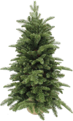 Triumph Tree kunstkerstboom met jute abies nordmann - 90x66 groen