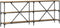 vidaXL - Console - Tafel - Artisan - Eiken - 200x30x75 - cm - Engineered - Hout - & - Staal
