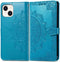 iMoshion Hoesje Geschikt voor iPhone 14 Hoesje Met Pasjeshouder - iMoshion Mandala Bookcase - Turquoise