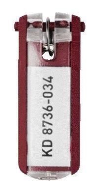 Durable - Sleutellabel durable 1957 met ring rood