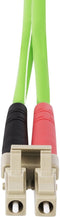 Startech.com 3m LC naar LC OM5 Multimode Glasvezelkabel - 50/125µm Duplex LOMMF/VCSEL - Buigbestendig Low Insertion Loss LSZH Groen