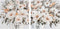 Schilderij DKD Home Decor 80 x 3,5 x 80 cm Vaas Shabby Chic (2 Stuks)