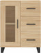 vidaXL - Dressoir - 69,5x34x90 - cm - bewerkt - hout - sonoma - eikenkleurig