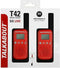 Motorola Talkabout T42 - Twin Pack - Rood