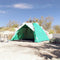 vidaXL - strandtent - 3-persoons - waterdicht - snelontgrendeling - zeegroen