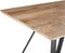 Eettafel UPTON Lichtbruin 140 cm 80 cm