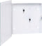 vidaXL - Sleutelkast - met - magneetbord - 35x35x4 - cm - wit