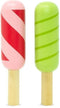 Houten ijslolly Aardbei
