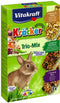 Vitakraft Konijn Kracker 3in1 Musli&Groenten&Popcorn
