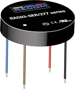 RECOM RAC03-3.3SER/277 AC/DC-printnetvoeding 3.3 V 3 W