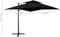 vidaXL - Zweefparasol - met - dubbel - dak - 250x250 - cm - zwart