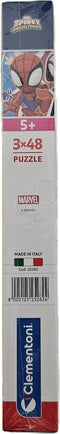 Clementoni Kinderpuzzels - Spidey & His Amazing Friends 3 Puzzels van 48 Stukjes, Puzzel, 4+ jaar - 25282
