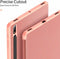 Dux Ducis - Samsung Galaxy Tab S8 Plus - Domo Book Case - Dun - Roze