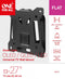 One For All WM 2111 - Muurbeugel - Geschikt voor 13-27 inch TV's - Zwart