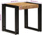 vidaXL - Koffietafel - 40x50x38 - cm - Massief - Ruw - Hout - Mango
