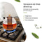 Deleca Glazen Theepot - 1.5L - RVS Filter en Theelicht Warmhouder - Borosilicaat Glas