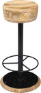 vidaXL - Barstoelen - 2 - st - massief - mangohout