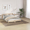 vidaXL - Shaggy - Vloerkleed - met - Latex - Achterkant - Bruin - 160x230 - cm