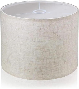 LgowithU GTR86 - Lampenkap - Linnen stof - Zwart/beige