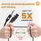 Drivv. Premium XLR Kabel - XLR female naar 6.35 mm Jack Male - 24K vergulde connectoren - Zwart