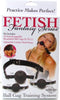 Pipedream Fetish Fantasy mondknevel Ball Gag Training System zwart
