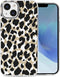 imoshion Hoesje Geschikt voor iPhone 14 Hoesje Siliconen - imoshion Design hoesje - Goud / Golden Leopard
