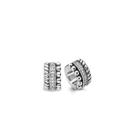 TI SENTO Dames Oorbellen - 925 zilver - Zirconia wit - 7604ZI