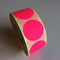 Klika - Etiket 35 mm rond fluor roze 1000 rol - 30 stuks