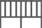 vidaXL - Hoofdbord - 156x4x100 - cm - massief - grenenhout - grijs