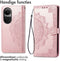 iMoshion Hoesje Geschikt voor Oppo Reno 10 Pro / Reno 10 Hoesje Met Pasjeshouder - iMoshion Mandala Bookcase - Rosé Goud