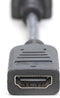 Digitus AK-340400-001-S DisplayPort adapter cable, DP - HDMI type A M/F, 0.15m,w/interlock, DP 1.1a compatible, CE, bl