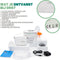 Vulpes Goods® HealthCare - Ultrasone Vernevelaar Inhalator - Voor Kinderen Volwassenen en Baby's - Incl. 3 Maskers