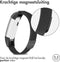 iMoshion Bandje Geschikt voor Fitbit Alta (HR) Maat M - iMoshion Milanees magnetische band - Zwart