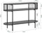 SoBuy FSB90-SCH - Console tafel - Multifunctioneel gangmeubel met 3 opbergplanken - Zwart 110x39x76 cm