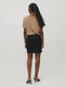 VILA RW SKIRT - Rok - Imitatie suède met steekzakken - Maat 40