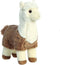 Aurora Eco Nation pluche knuffeldier geit - bruin/wit - 27 cm - Boerderijdieren thema speelgoed