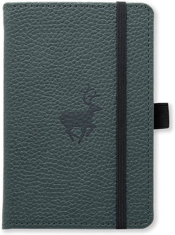 Dingbats A6 Pocket Wildlife Green Deer Notebook - Plain
