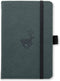 Dingbats A6 Pocket Wildlife Green Deer Notebook - Plain