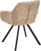 Set van 2 eetkamerstoelen MONEE Beige