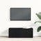 vidaXL - TV-meubel - Zwart - Eiken - 80x34x30 - cm - Gefabriceerd - Hout