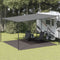 vidaXL - Tenttapijt - 400x400 - cm - antracietkleurig