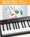 OYAYO Digitale Piano met 88 Toetsen - Halfgewogen - Inclusief Dubbele X-standaard en Sustain-pedaal