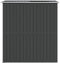 vidaXL - Tuinschuur - 192x191x223 - cm - gegalvaniseerd - staal - antracietkleurig