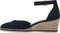 Tamaris Espadrilles - Platte sandalen - Klittenbandsluiting - Blauw - Maat 40