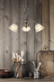 Globo Odin LED - Kroonluchter - Klassiek - Messing met mat glas (2)
