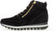 Gabor 96.455 - Hoge sneakers - Suède met ritsen - Zwart