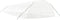 vidaXL - Tuinkas - met - stalen - frame - 108 - m² - 18x6x2,85 - m - wit