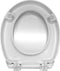 Tiger Comfort Care - WC bril - Toiletbril Softclose - Verhoogd 5 cm - Duroplast Wit
